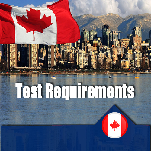 Test Requirements canada
